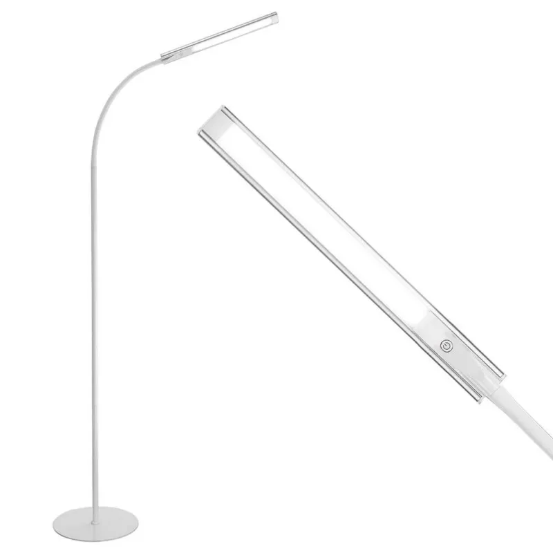 Non Perdere Lampada Piantana da Terra LED 7W 400Lm Moderno Luce Dimmerabile Flessibile Bianc