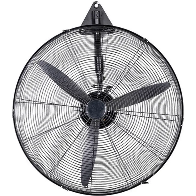 Ventilatore Industriale a Parete Potenza 200 W Diametro 66 cm in Acciaio Nero Vendita Finale