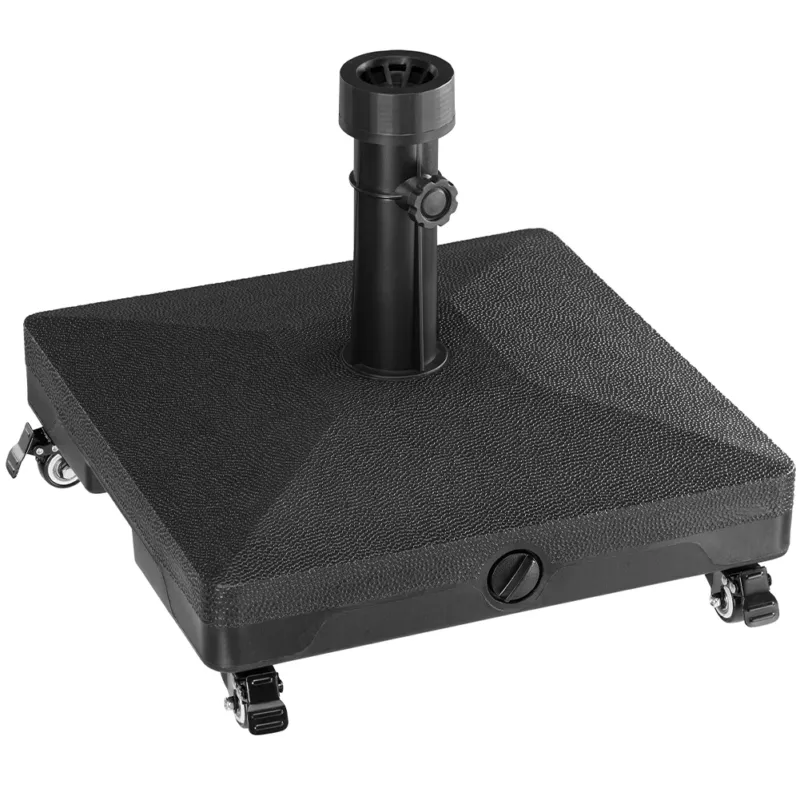 Base Ombrellone da Giardino Riempimento 16 kg Acqua Supporto Ombrelloni 38/48 mm Occasione Imperdibile