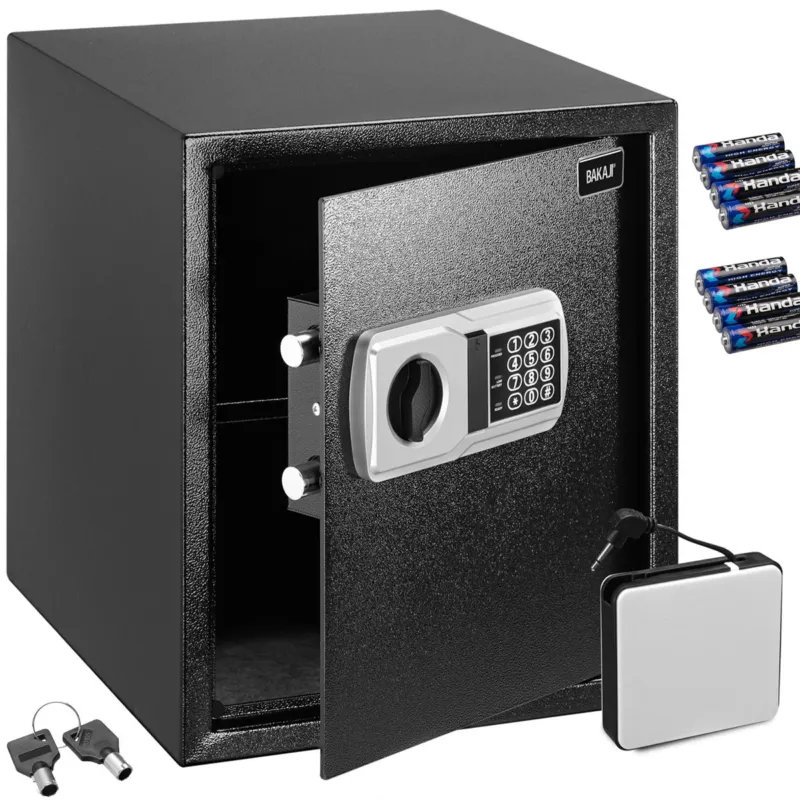 Cassaforte Elettronica di sicurezza 40x35x40cm Porta documenti Valori Casa Hotel Direttamente Dal Produttore