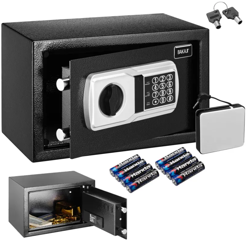 Cassaforte a Muro Numerica Digitale Elettronica 31x20x20 cm Sicurezza Casa Hotel Promozione
