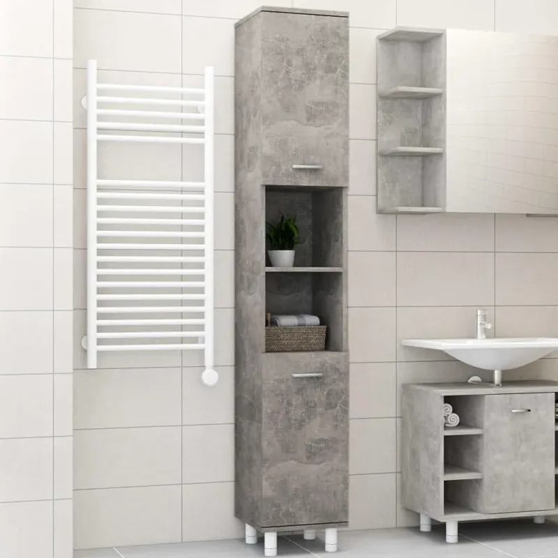Prezzo Di Fabbrica Mobile a Colonna Cemento Armadietto Salvaspazio Stretto Bagno Soggiorno Libreria
