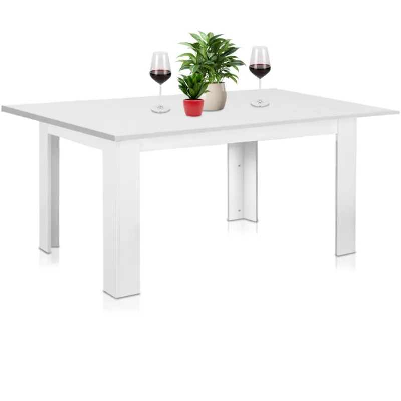 Tavolo Allungabile Cucina Sala Pranzo da 110 a 150x70x78 cm Bianco Estensibile Prezzo Scontato