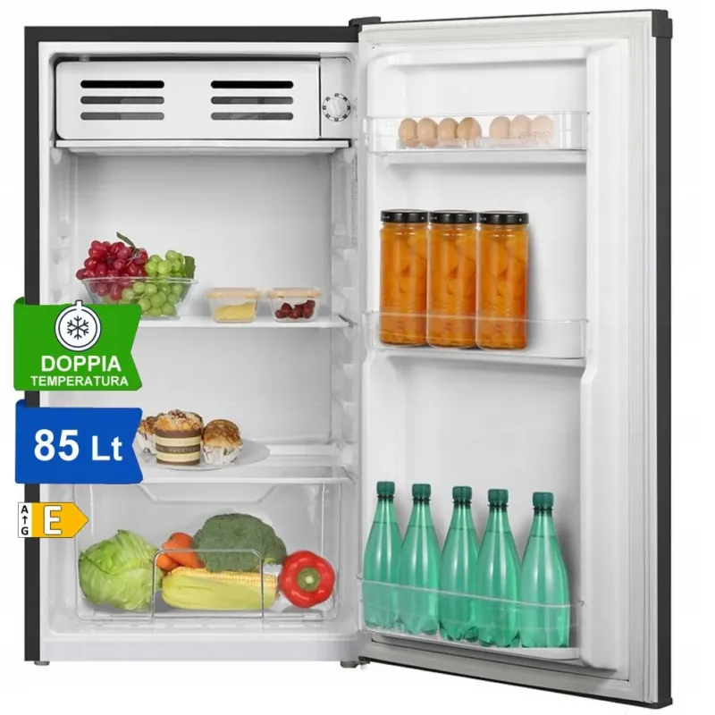 Prezzo Basso Frigorifero Mini Bar Hotel Ufficio 85 Lt Grigio Scuro Monoporta 45 x 45 x H82 cm