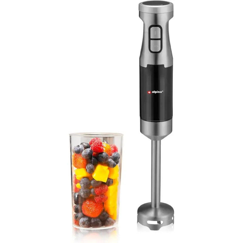 Bestseller Frullatore Immersione Elettrico Mixer e Misurino 700ml 2 Velocità Potenza 1000W