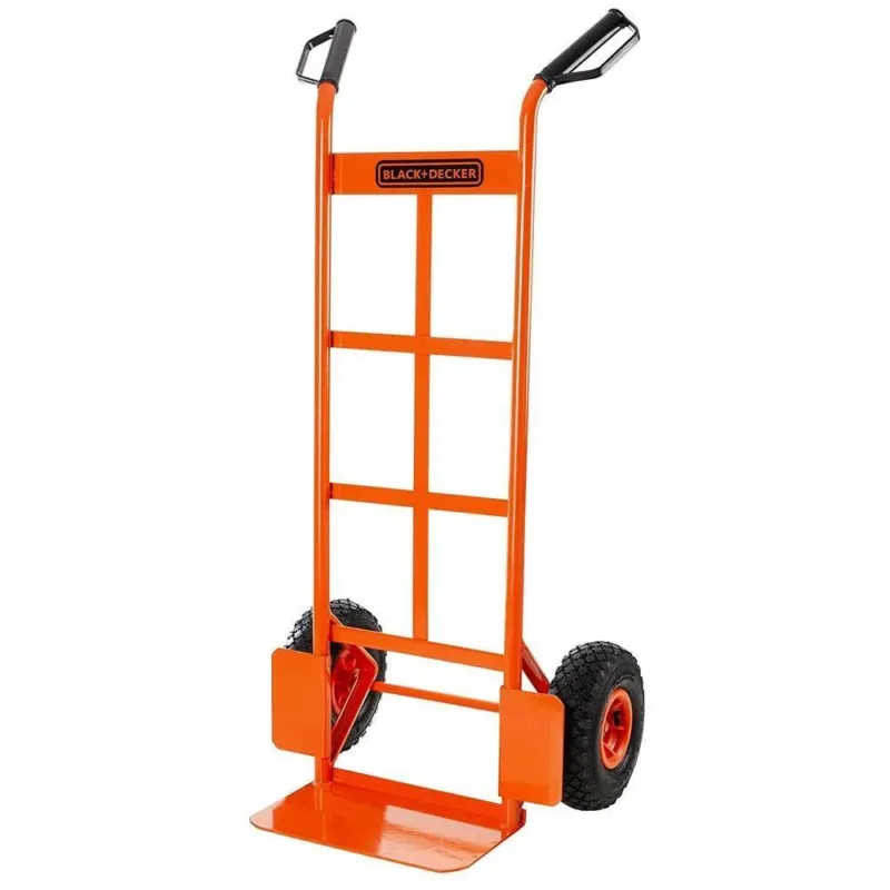 Esclusivo Carrello Portapacchi Portatutto 2 Ruote Portata 120Kg Black Decker Professionale