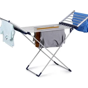 Sconto Stendibiancheria Elettrico Pieghevole Scaldasalviette Elettrico Salvaspazio 230W