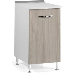 Mobile Mobiletto Base Per Cucina Componibile In Legno Colore Olmo 40x50x85 cm Nuova Collezione