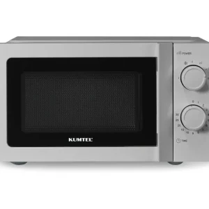 KUMTEL Microonde Grigio 20 L 700 W 6 Livelli di Potenza Funzione Scongelamento Prezzo Scontato