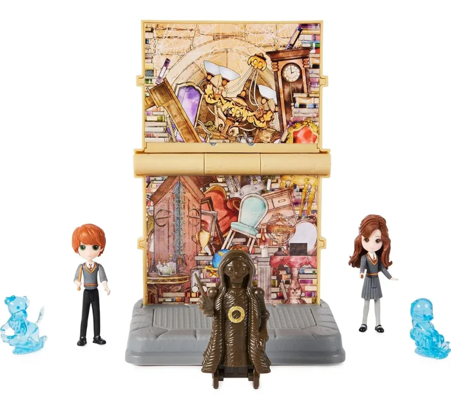 Wizarding World set Stanza delle Necessità 2in1 Bambole Articolate e 3 Accessori Nuovo Arrivo