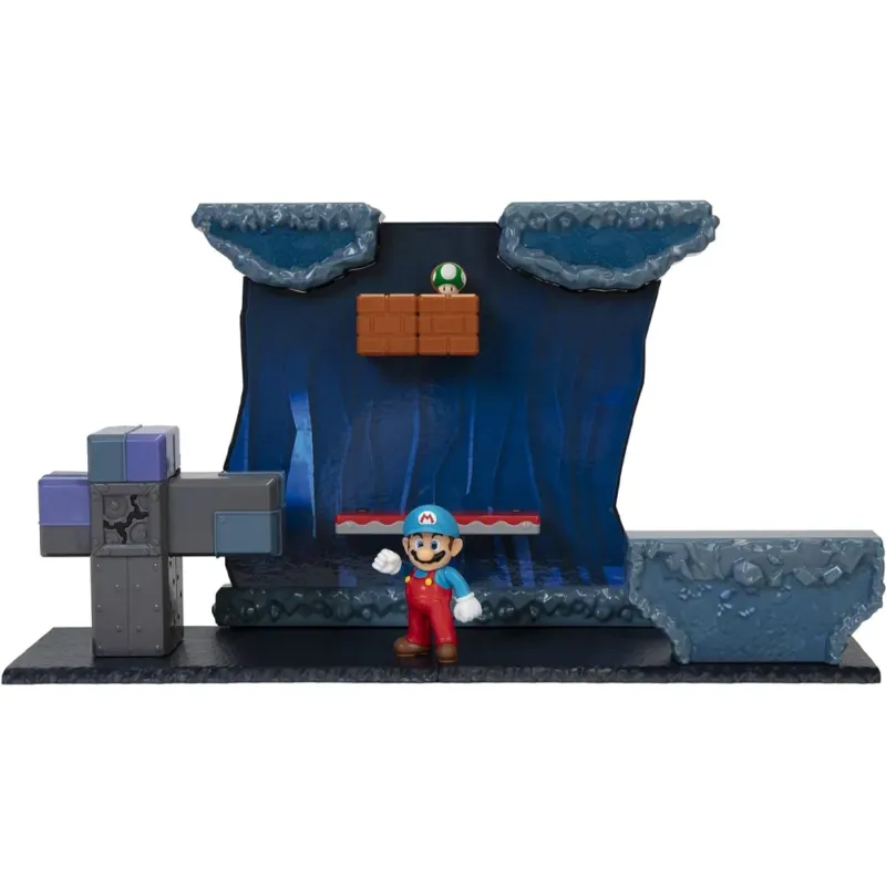 Nintendo Playset Super Mario Underground Idea Regalo per Bambini e Collezionisti Spedito Oggi