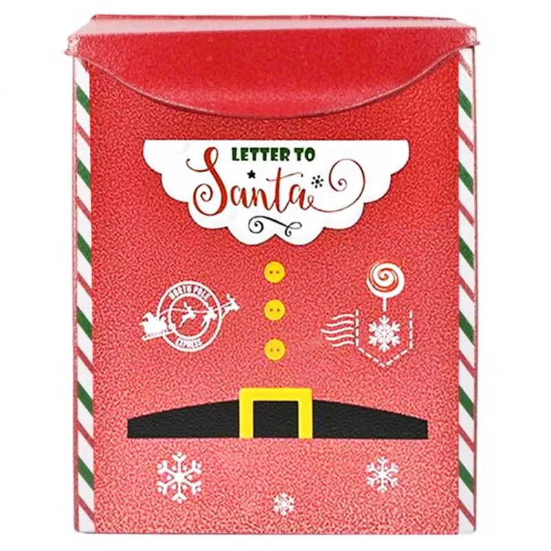 Cassetta Postale Bianca delle Lettere di Babbo Natale North Pole in Metallo 35cm Miglior Prezzo