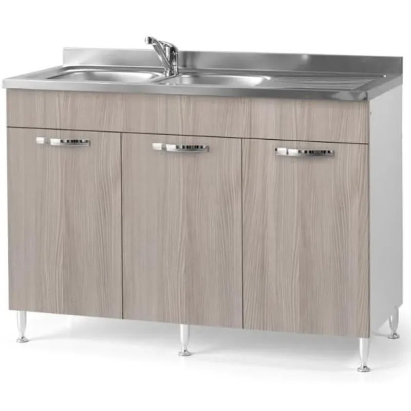 Mobile Sottolavello per cucine componibile con Ante colore Olmo (85x50x120) Offerta