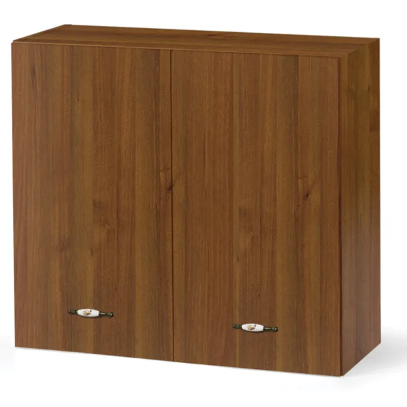 Mobile Pensile Colapiatti da Cucina Componibile + Raccogli gocce Cm 80x32xH72 Noce Antico Offerta Lampo