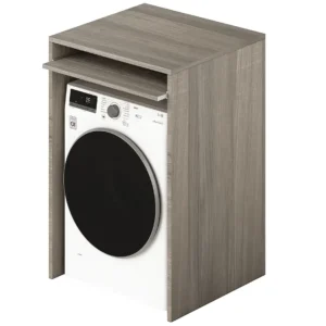 Mobile Mobiletto Coprilavatrice in legno bagno lavanderia 105x71x65 Olmo Prezzo Di Fabbrica