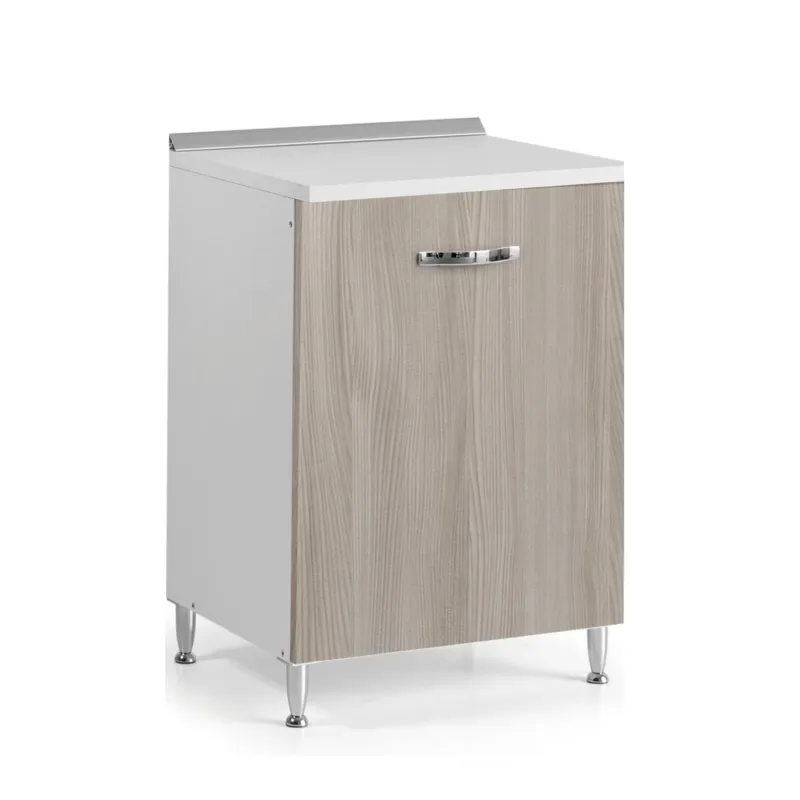 Mobile Mobiletto Base Per Cucina Componibile In Legno Colore Olmo 60x50x85h Promozione