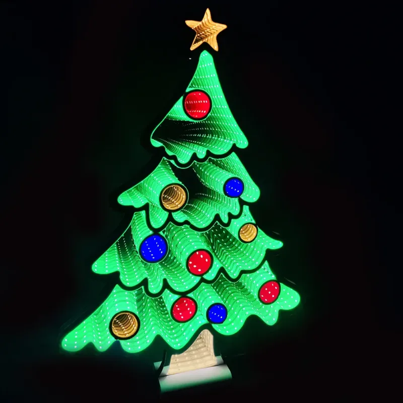Albero di Natale Infinity 60cm Addobbo Luminoso Decorazione LED Natalizia Prezzo Basso