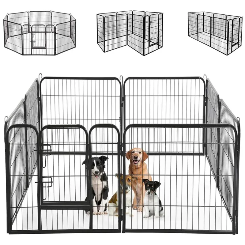 Recinzione Modulabile per Animali Domestici Recinto Interni e Esterni 77x60 cm Nuova Collezione