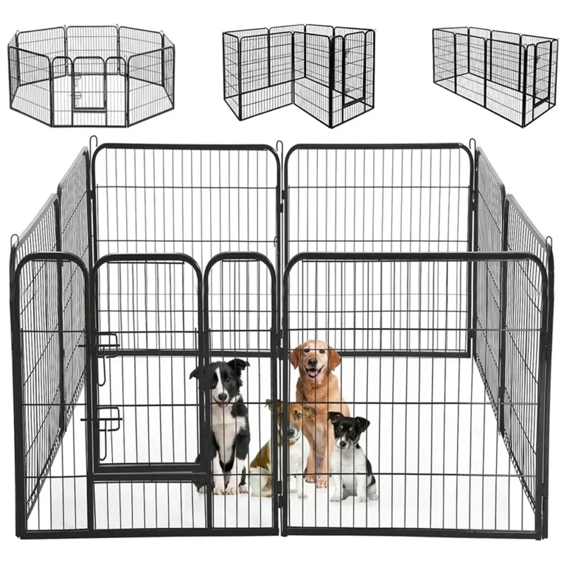Recinzione Modulabile per Animali Domestici Recinto Interni e Esterni 77x100 cm Soddisfatti O Rimborsati