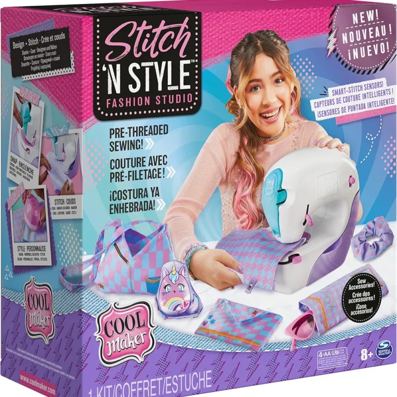 Cool Maker Stitch ‘N Style Fashion Studio Macchina da Cucire per Bambini Bambine Must-Have