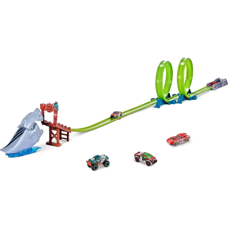 Acquista Ora Zuru Metal Machines Baukastensystem mit Rennwagen Playset con Auto Idea Regalo