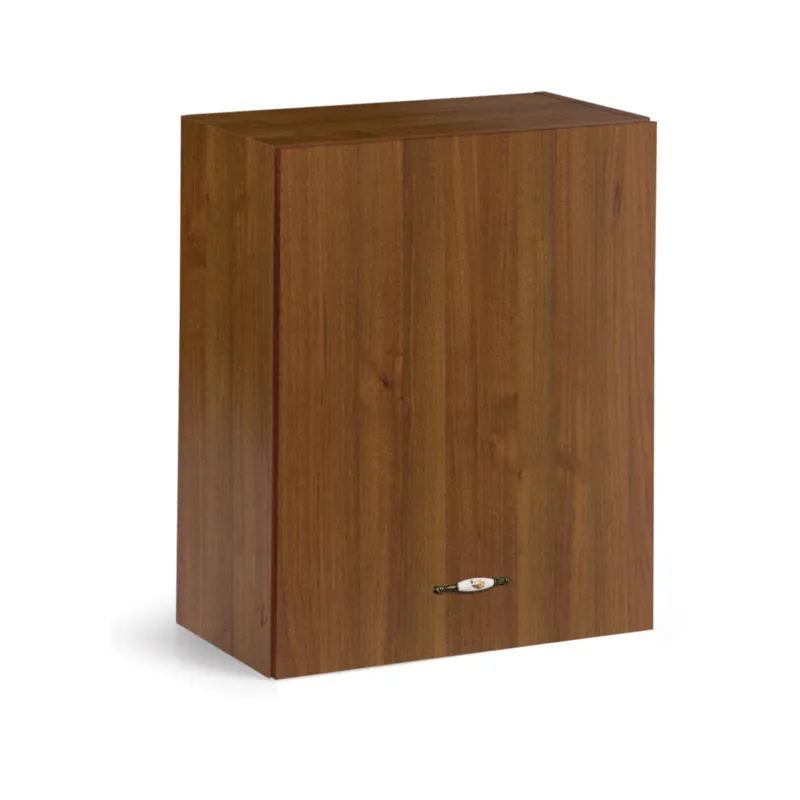 Esclusivo Mobile Pensile Noce Antico Con 1 Anta Per Cucina Componibile Cm 60x32x 72 H