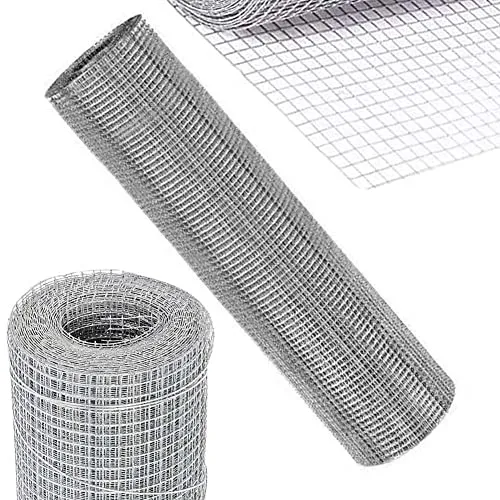 Rete Metallica Elettrosaldata 50cm x 10mt Maglia 6 x 6 mm Zincata Recinsione Affare