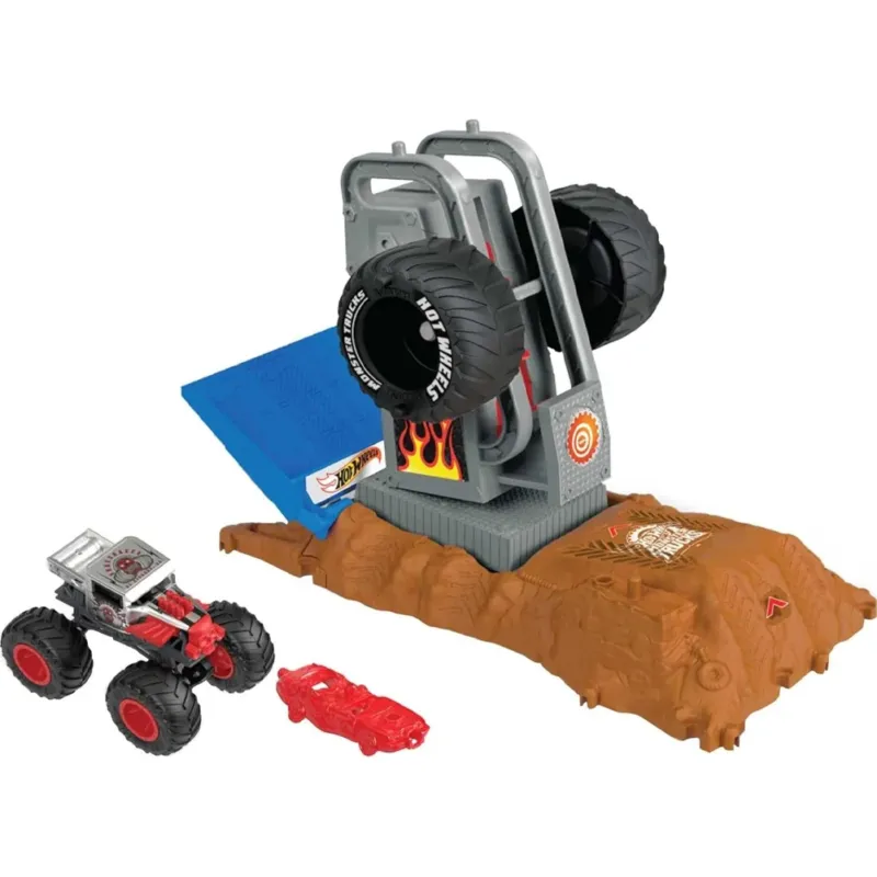 Hot Wheels Monster Truck Arena con Macchinina Macchina Giocattolo Idea Regalo Ultima Occasione