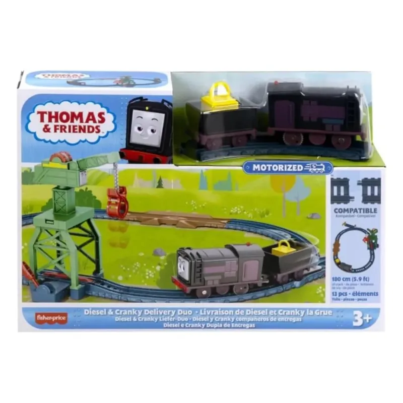 Solo Oggi Fisher-Price Thomas & Friends Playset Motorizzato Gioco con Pista e Trenino
