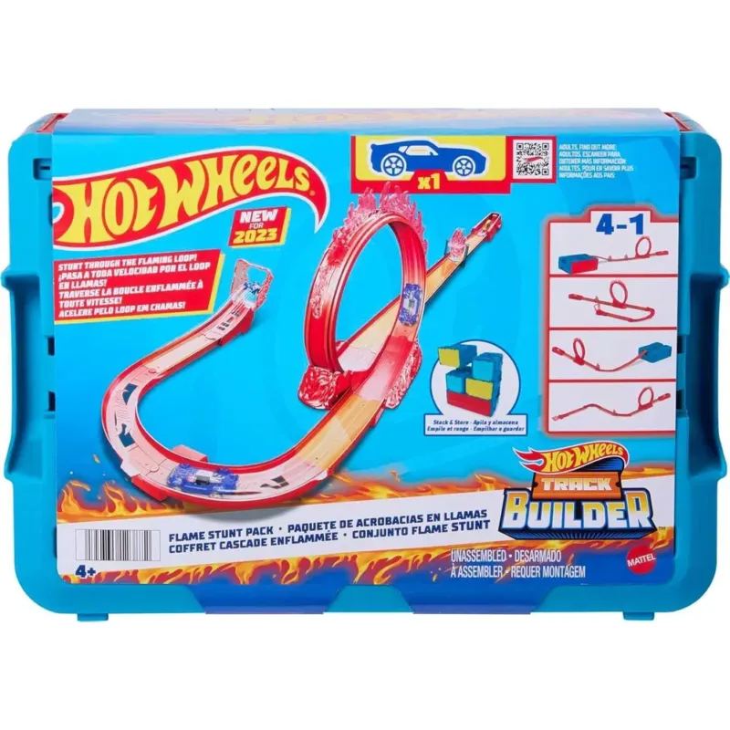 Hot Wheels Pista Tema Fuoco e 1 Macchinina Gioco Giocattolo Bambini Idea Regalo Scelto Dai Clienti
