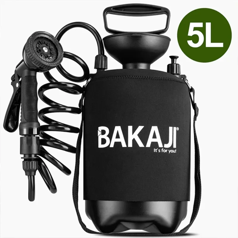 Doccia Multifunzione da Esterno 5L Portatile Tracolla Innaffiatoio Irrigatore Promozione Esclusiva