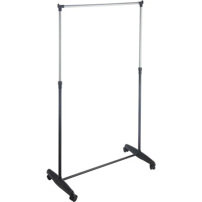 Stand Appendiabiti Allungabile Telescopico Singolo con Ruote 80x43x90/160cm Super Prezzo