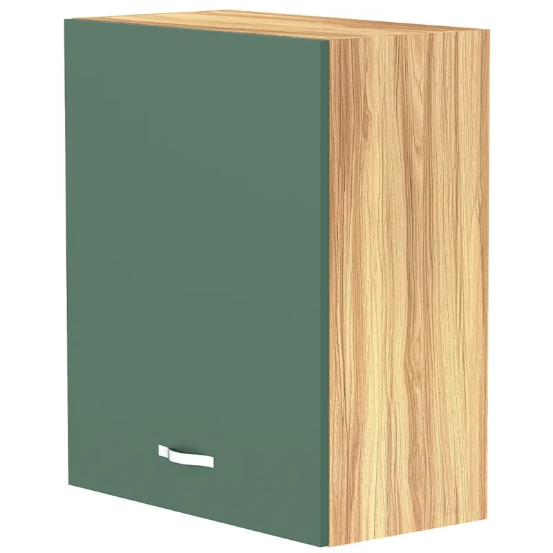 Subito Disponibile Pensile da Cucina Armadio Sospeso da Parete Anta Singola in Legno Colore Verde
