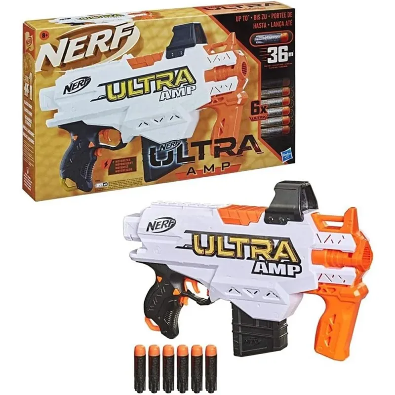 Prezzo Scontato Nerf Ultra Amp Blaster Motorizzato 6 Freccette Clip Fucile Giocattolo Idea Regalo