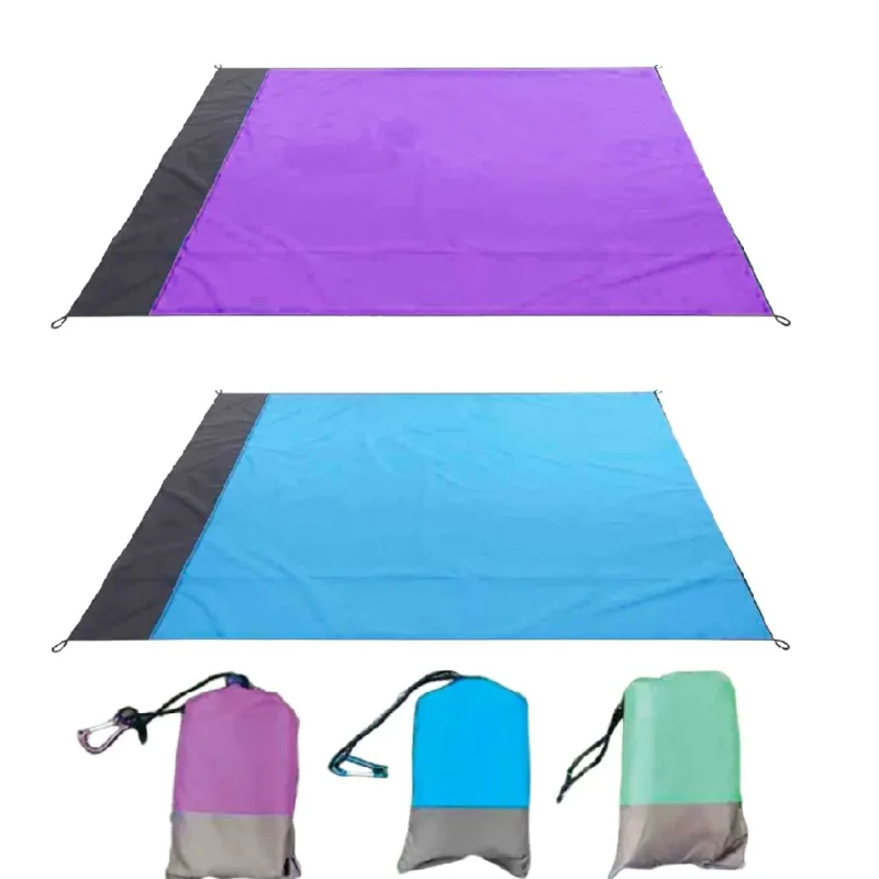 Telo Spiaggia Set 2pz Anti sabbia Impermeabile 140x200 cm Salvaspazio Multiuso Prezzo Ridotto