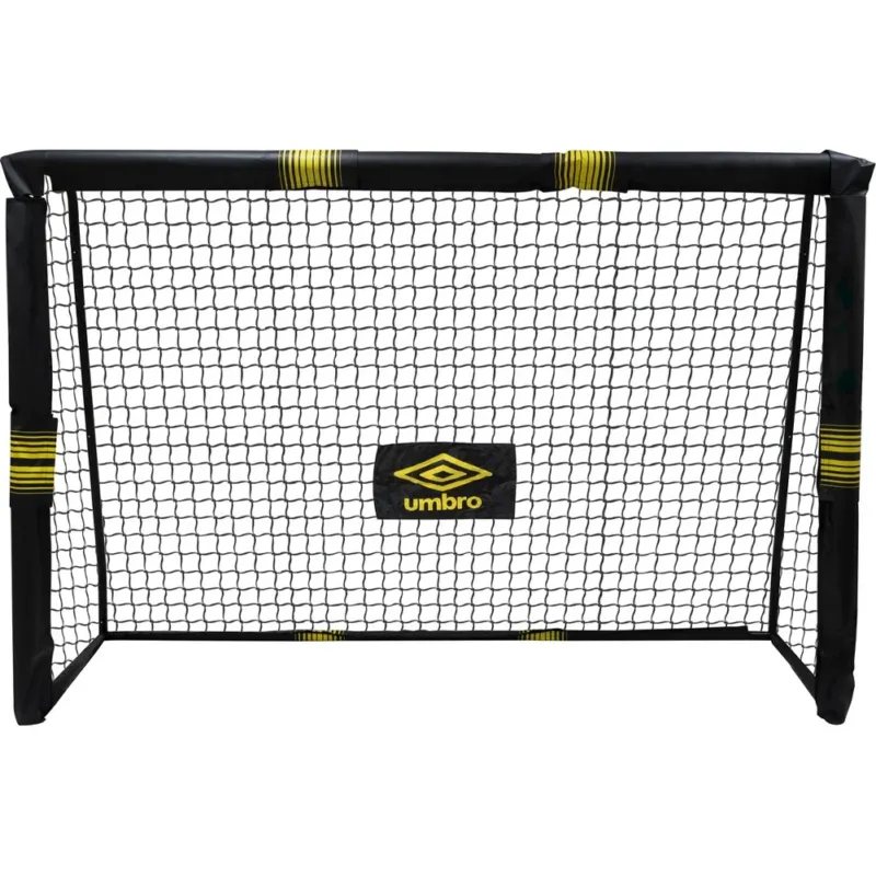 Porta da Calcio per Allenamento Esterno Rete Giallo e Nero Antiurto 180x120x60cm Spedito Oggi