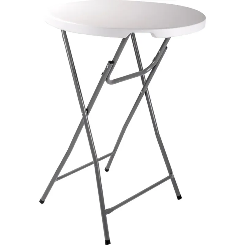 Tavolino Pieghevole da Giardino Interno ed Esterno Tavolo Rotondo 80 x 110 cm Quantità Limitata