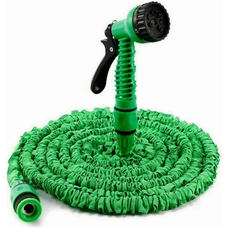 Tubo da Giardino Flessibile Estensibile Fino a 20 Metri Pompa Acqua Salvaspazio Solo Oggi