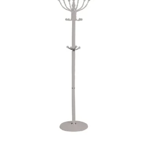 Saldi Appendi Abiti cappotti base rotonda Con 16 Ganci Metallo 36x175 cm (Tortora)