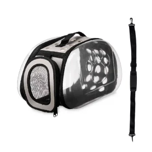 Sconto Trasportino per cane gatto Da Viaggio con Maniglia e Tracolla 37x17 H22cm