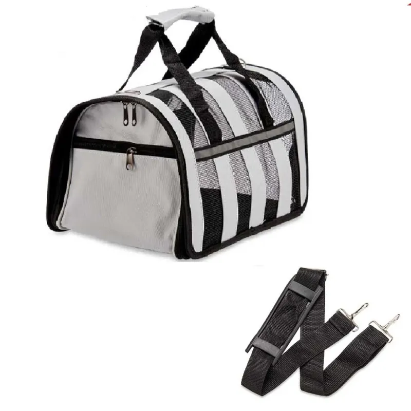 Trasportino da viaggio Animali Idrorepellente Maniglia Tracolla 29x49 H28 cm Solo Oggi