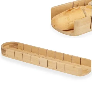 Tagliere per il Pane in Legno in Bambù 50cm Taglia Fette Precise porta pane Compra Online