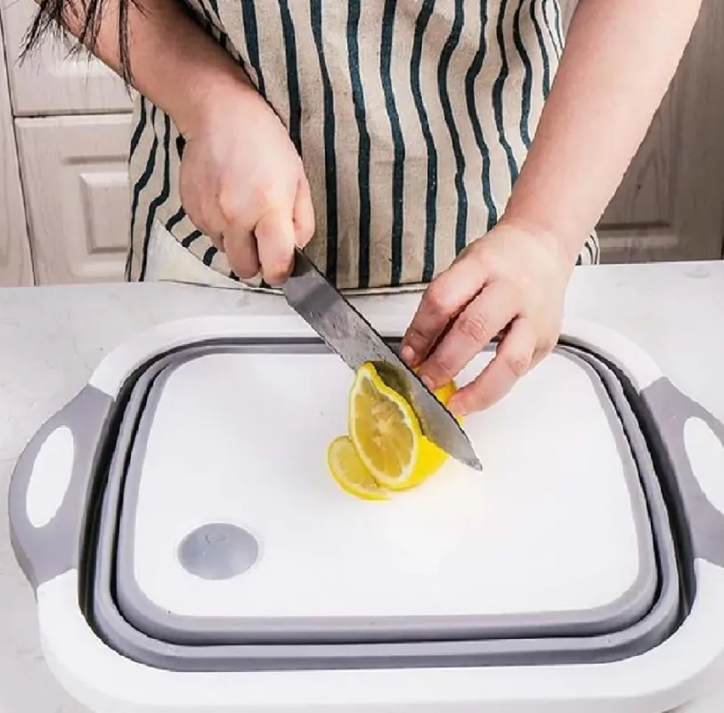 Tagliere Pieghevole da cucina 3in1 Salvaspazio Termoplastica 40x30cm Saldi