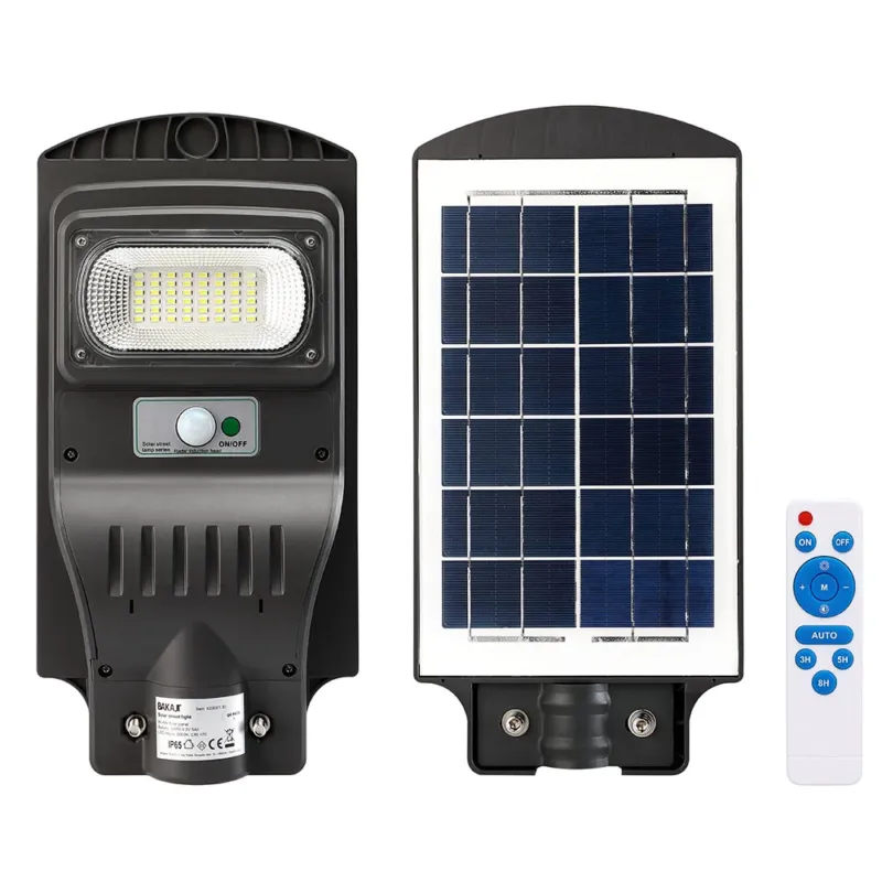 Non Perdere Lampione Stradale Faro LED 30W Solare Luce Esterno Sensore Movimento Telecomando