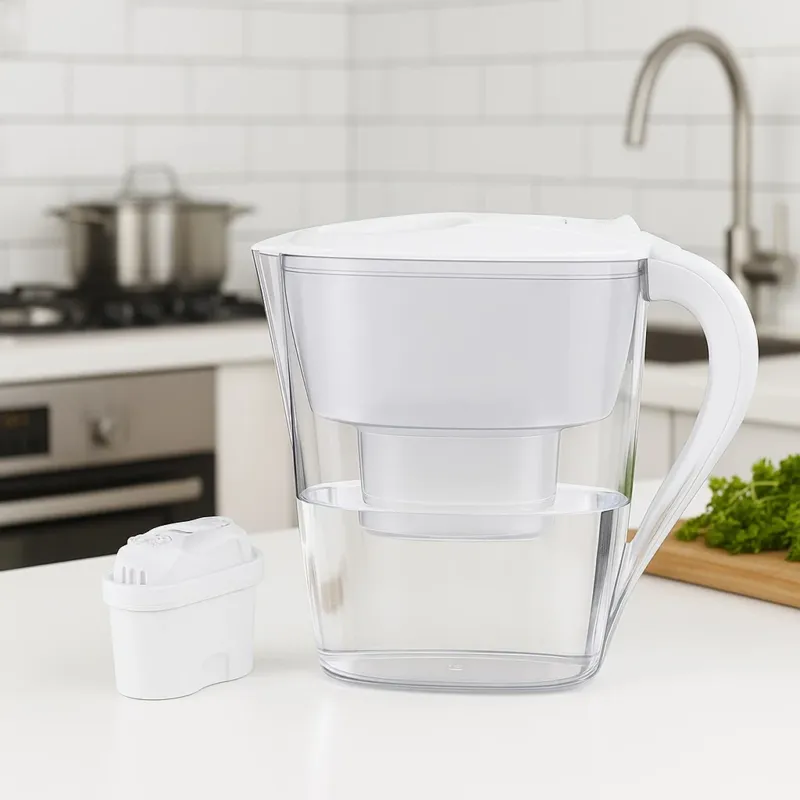 Direttamente Dal Produttore Brocca Depurativa Acqua Filtrata 2.6 lt con Filtro Anticalcare e indicatore cambio
