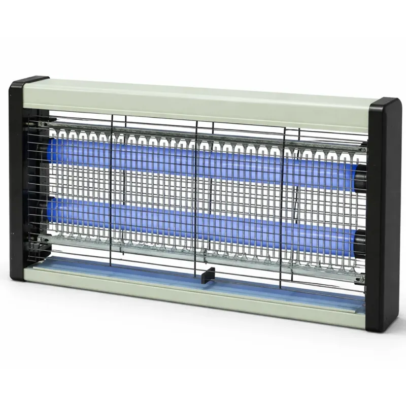 Lampada Led Moscakiller Anti Insetto Zanzare Mosche per Esterno 2 Elementi da 5W Promozione