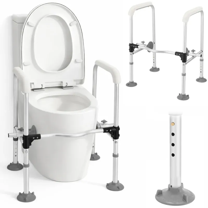 Barre di Sicurezza per WC in Alluminio per Anziani Persone con Mobilità Ridotta Promozione