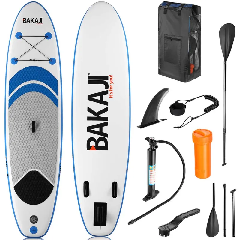Vendita Finale Tavola SUP Gonfiabile Paddle Board con Pagaia e Accessori Sport Mare 320 x 81cm