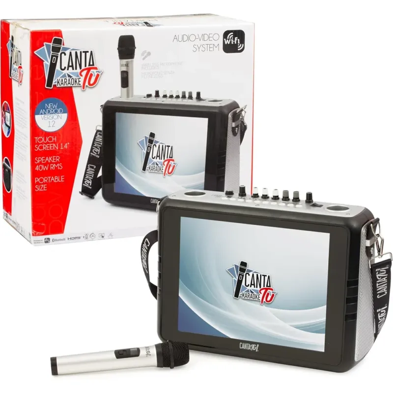 Prezzo Ridotto Canta Tu Karaoke Portatile 2024 Senza Fili Con Microfono Wireless Ampio Display