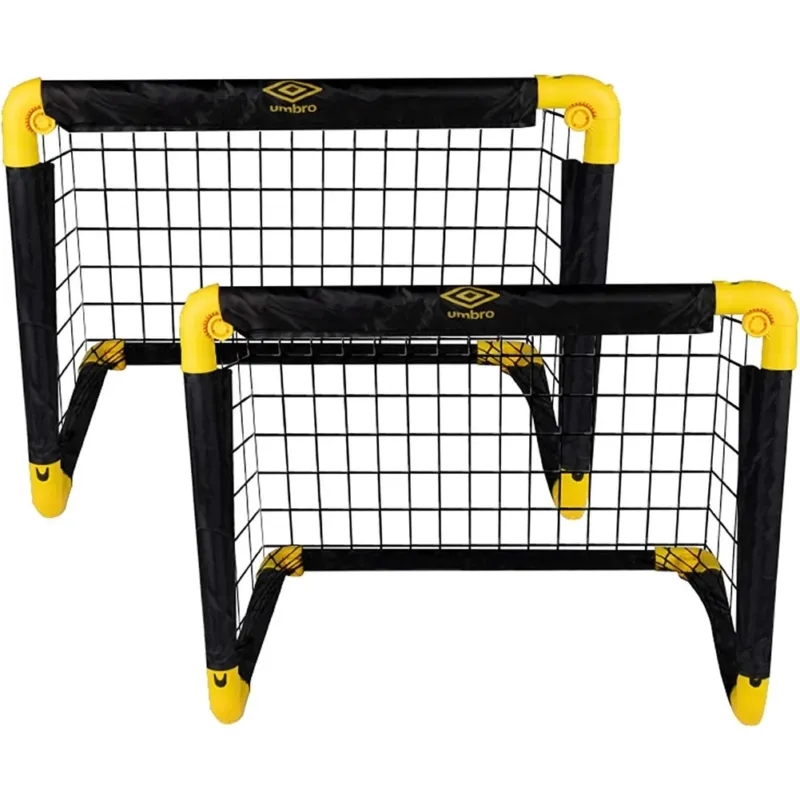 Offerta Del Giorno Set da 2 Porte da Calcio Portatili Adulti e Bambini Sport Dimensioni 55x44x44 cm